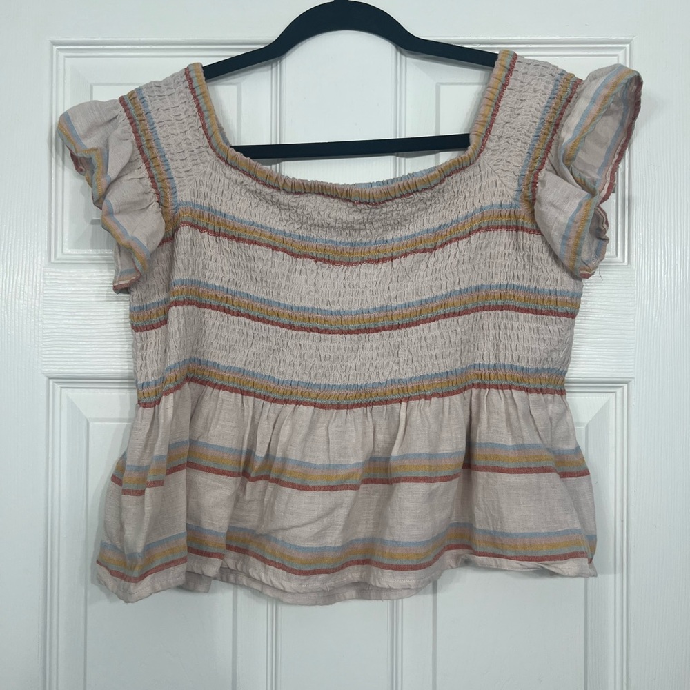 AE Ruched Cropped Top